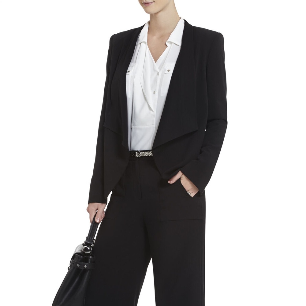 BCBG black aubree jacket